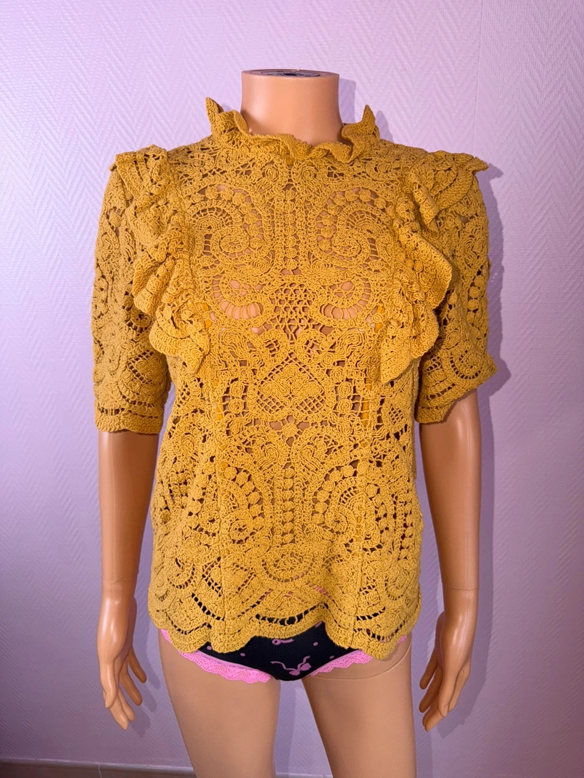 Blusa mujer sezane talla 40 poco usado – photo 2